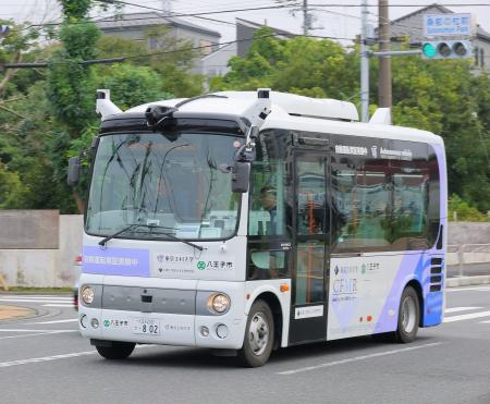 先進モビリティ、八王子市で自動運転バスの実証運行を