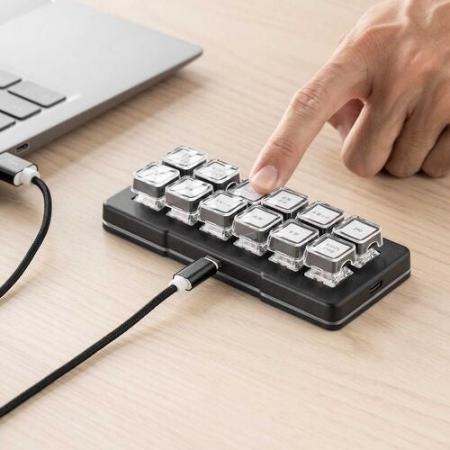 作業を爆速化！12キー搭載の左手デバイスを新発売