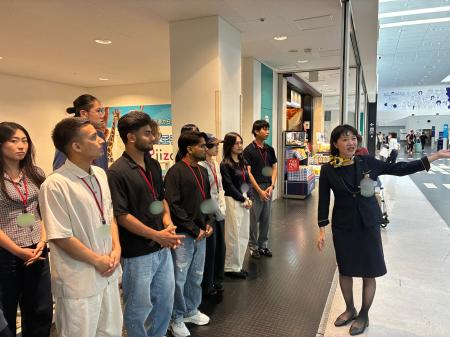 神戸国際大学、神戸空港で航空業界を学ぶ実地授業を3 神戸国際大学、神戸空港で航空業界を学ぶ実地授業を3