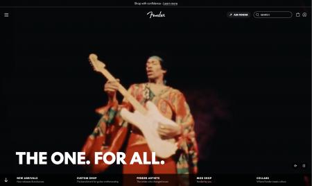 フェンダー公式ウェブサイトリニューアルのご案内