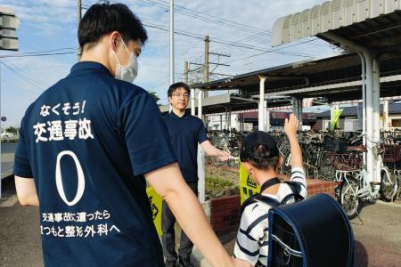 9月30日「交通事故死ゼロを目指す日」に合わせ、久留 9月30日「交通事故死ゼロを目指す日」に合わせ、久留