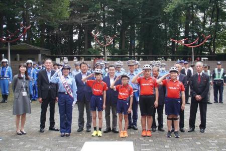元自転車競技日本代表・中村妃智(JPF所属)と野田市 元自転車競技日本代表・中村妃智(JPF所属)と野田市
