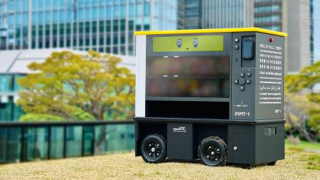 移動型無人販売ロボット「PIMT-0」がUMEKITA STARTUP 移動型無人販売ロボット「PIMT-0」がUMEKITA STARTUP