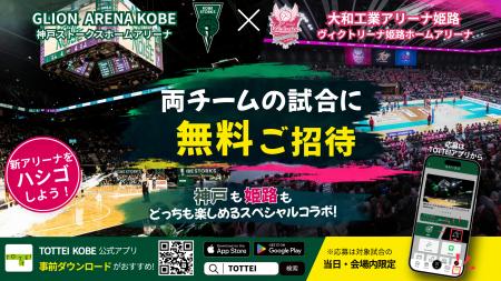 TOTTEI KOBE公式アプリを活用した神戸ストークス×ヴィ