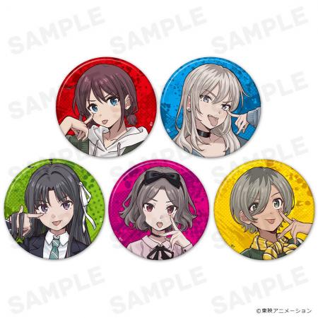 アニメ「ガールズバンドクライ」缶バッジ5個セット、
