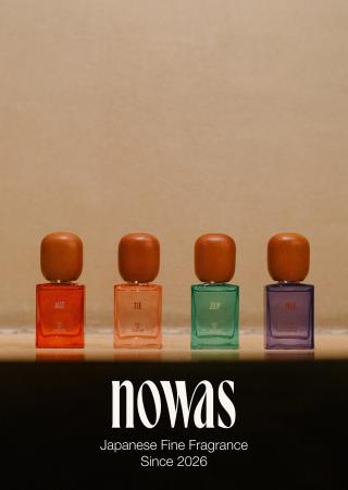 日本香堂のフレグランスブランド「nowas」、伊勢丹新 日本香堂のフレグランスブランド「nowas」、伊勢丹新