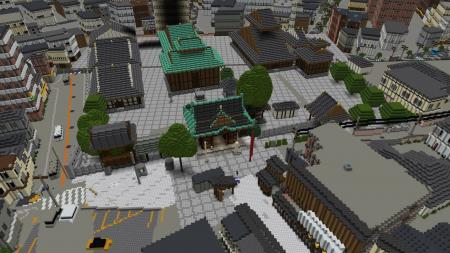 マイクラブース、実在の町をAIでマインクラフトに再現 マイクラブース、実在の町をAIでマインクラフトに再現