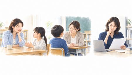 家庭や学校の対話を考える無料研究レビュー「働く人の