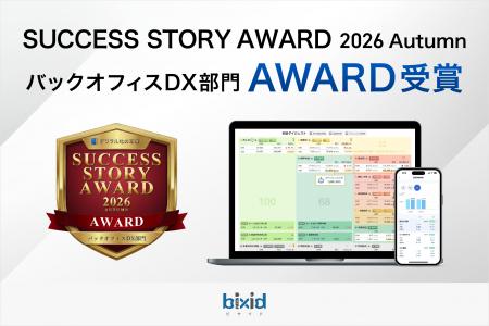 経営支援クラウド「bixid(ビサイド)」が「SUCCESS S 経営支援クラウド「bixid(ビサイド)」が「SUCCESS S