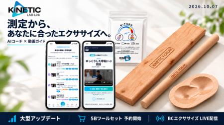 矢田修 監修：KINETIC LAB-Linkを大型アップデート 測