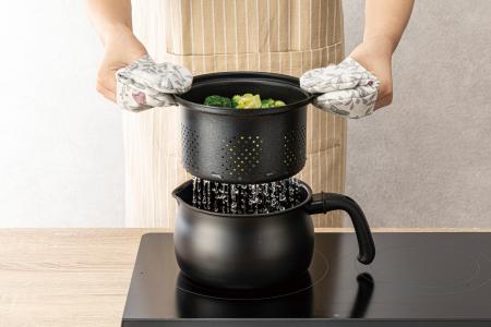 パスタ調理も蒸し料理ももっと快適に！使いやすさを追
