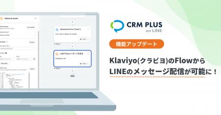 CRM PLUS on LINE、KlaviyoのFlowを起点としたLINEの CRM PLUS on LINE、KlaviyoのFlowを起点としたLINEの