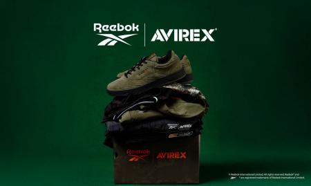「AVIREX」と「Reebok」が初のコラボレーション！