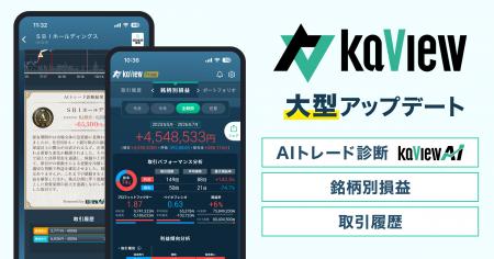 株式投資 管理・分析アプリ『カビュウ』 - 取引分析機