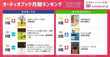 【オーディオブック10月人気ランキング】単品購入1位 【オーディオブック10月人気ランキング】単品購入1位