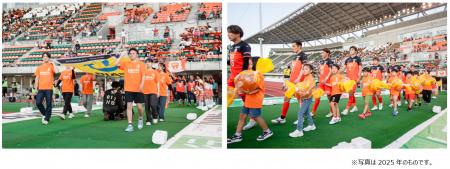 創業の地 光市の従業員が応援＆選手と交流　カンロ×レ