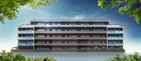 緑に囲まれた高台に誕生する低層レジデンスマンション