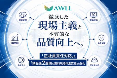 「作って終わり」にしない誠実なDX支援。株式会社AWLL