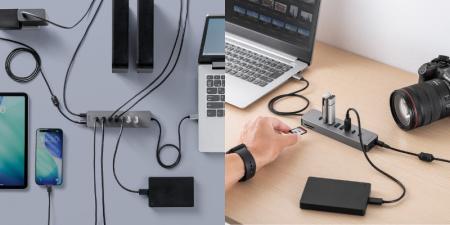 多数のUSB機器を安定接続！高速通信・セルフパワー対
