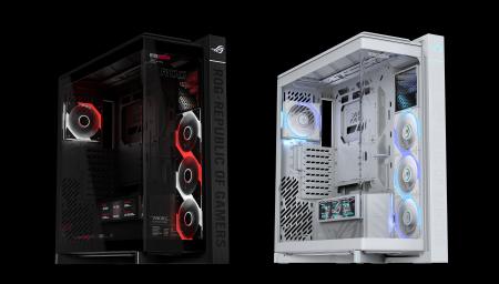 最大14基のファンが搭載可能な液晶付きPCケース「ROG 