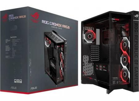 ASUSから、パノラマビューのフルタワーPCケース「ROG 