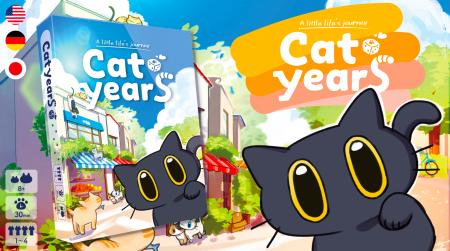 【CAMPFIRE266万円達成】猫の一生をたどるボードゲー