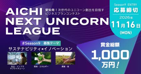 【 愛知県 × eiicon 】『AICHI NEXT UNICORN LEAGUE』