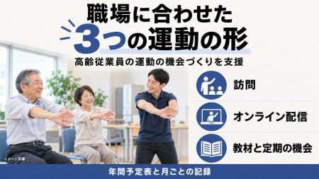 【高齢従業員の身体負担に対応】訪問とオンラインを組