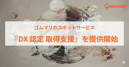 ゴムマリ、経産省『DX認定』の取得支援を50万円（税別