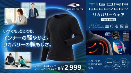 極限まで追求した薄さと確かな機能　TIGORAよりリカバ