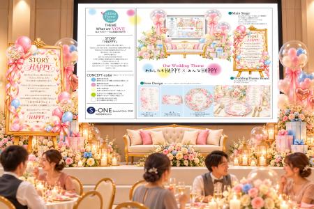 【S-ONE WEDDING】第2弾 簡単、わ!素敵。新しい披露 【S-ONE WEDDING】第2弾 簡単、わ!素敵。新しい披露