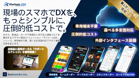 【ホテル・飲食・カーケアDX】現場特化型クラウド「ラ