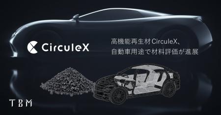 TBM、国内外で自動車用途に向けた高機能再生材「Circu