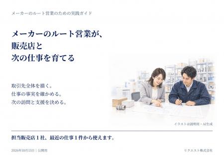 メーカーのルート営業が、販売店と次の仕事を育てる。