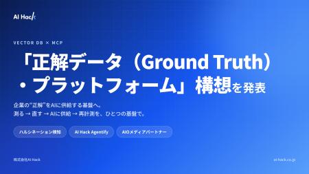 AI Hack、ベクトルDB×MCPを核とした「正解データ（Gro