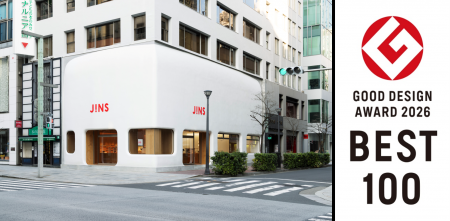 JINS銀座店、「2026年度グッドデザイン・ベスト100」