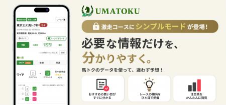 競馬予想をもっと手軽に！馬トクの激走コースに「シン