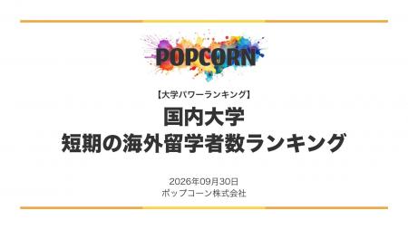 『大学パワーランキング』が「短期の海外留学が多い大