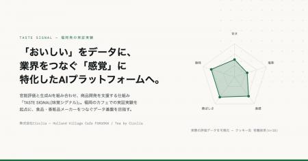 福岡発「感覚に特化したAIプラットフォーム」の実証実