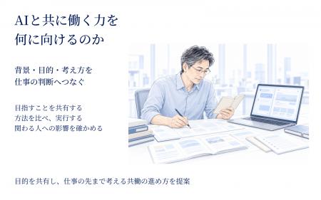 AIと共に働く力を何に向けるのか　背景・目的・考え方