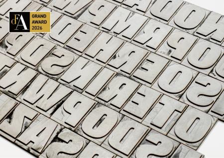 紙で紙に印刷する「Papertype」が国際デザイン賞「DFA