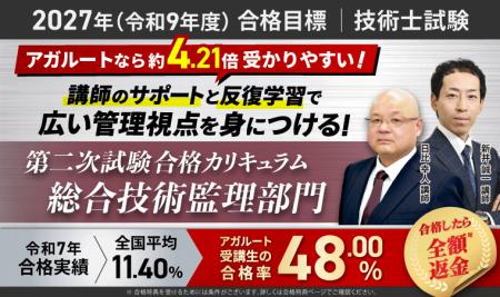 【2027年（令和9年度）合格目標】技術士試験 第二次試