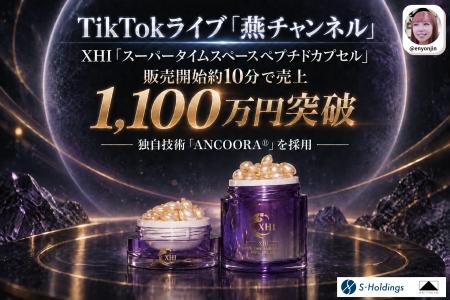 TikTokライブコマース「燕チャンネル」、XHI「スーパ