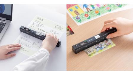 紙の書類をなぞるだけ！持ち運べるハンディスキャナを