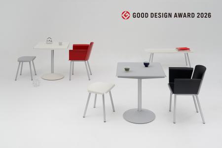 日本ベネックス、KUO DUOと共同開発したアルミ家具の