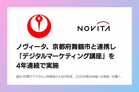 ノヴィータ、京都府舞鶴市と連携し「デジタルマーケテ