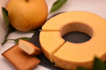 芳賀町特産「にっこり梨」を使った新たなお土産スイー