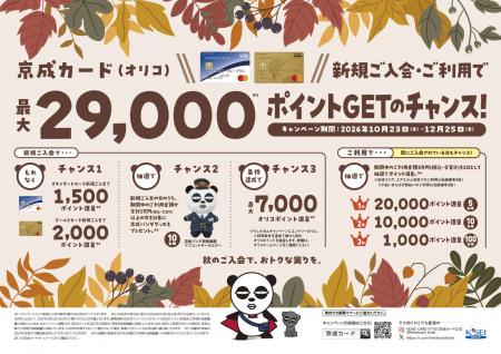 京成カード（オリコ）新規ご入会＆利用促進キャンペー