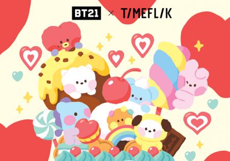 TIMEFLIK(タイムフリック)、BT21 mininiコラボレーシ