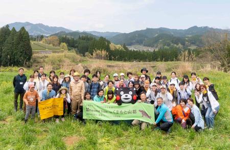 ロクシタン熊本県山都町植樹イベント豊かな生態系を育
